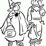 Free Halloween Costume Printable Coloring Sheets