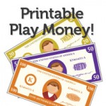 More Printable Play Money