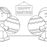 Printable Easter Egg Coloring Sheet