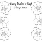 Mother's Day Printable: I Love You Because