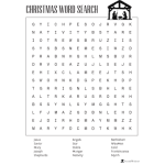 Christmas Nativity Word Search